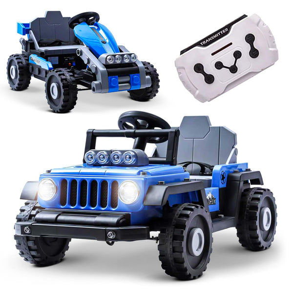 Baybee BeatBlazer Ride on Jeep with RGB Lights for Kids 2-6Y