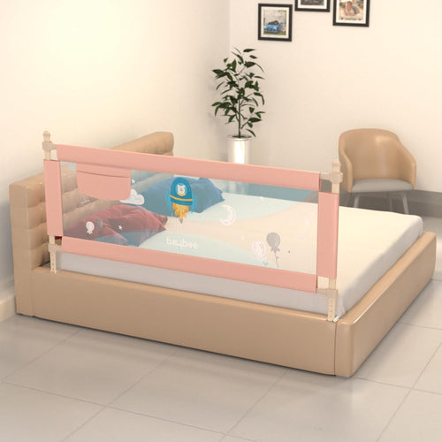 Baybee Bed Rail Guard for Baby – Portable, Adjustable Height, Foldable Safety Fence (180 x 63 cm) – Pack of 1