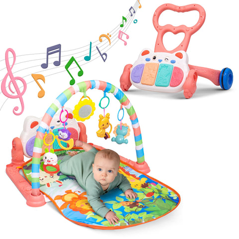Baybee 3 in 1 Baby Play Mat & Play Gym Musical Piano Walker 0-36 Month
