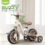 Baybee Buzzy Baby Tricycle 2-in-1 Balance Bike with Music for Kids 1-5 Years