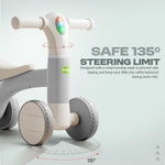 Baybee Pebble Balance Bike with EVA Wheels for 1-3 Years