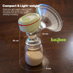 Baybee Mivac Electric Breast Pump, Automatic Breast Pump with LED Display, 4 Modes, 9 Suction Levels & Massage Function