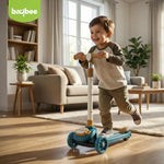 Baybee 3 Wheel Kick Scooter with LED Wheels for Kids 3-8 Years