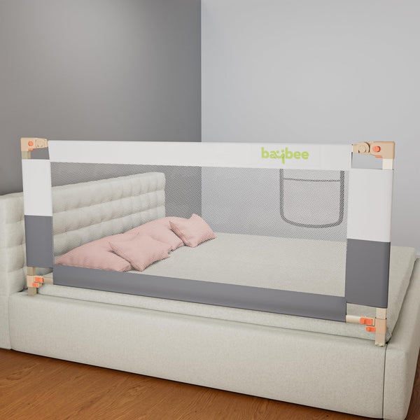Baybee Bed Rail Guard for Kids with Adjustable Height, 0-6 Years 200 x80 cm