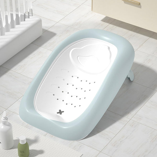 Baybee Foldable Baby Bath Tub with Bath Seat & Drainer for Babies