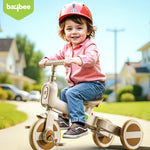 Baybee Novak 4 in 1 Baby Tricycle with Parent Handle for Kids 1.5-5 Years