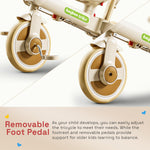 Baybee Novak 4 in 1 Baby Tricycle with Parent Handle for Kids 1.5-5 Years