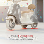 Baybee Kids Battery Bike Ride On Toy with Light & Music 1-3 Years