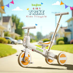 Baybee Novak 4 in 1 Baby Tricycle with Parent Handle for Kids 1.5-5 Years
