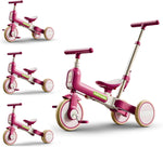 Baybee Novak 4 in 1 Baby Tricycle with Parent Handle for Kids 1.5-5 Years
