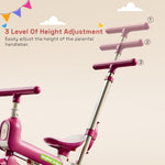 Baybee Novak 4 in 1 Baby Tricycle with Parent Handle for Kids 1.5-5 Years