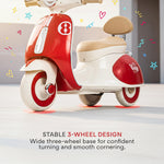 Baybee Kids Battery Bike Ride On Toy with Light & Music 1-3 Years